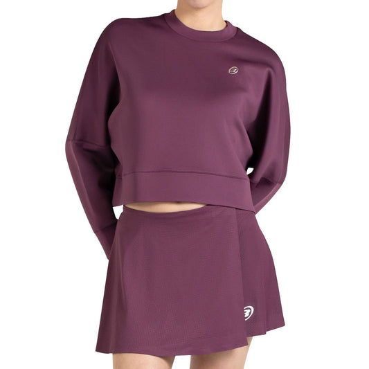 SUDADERA BULLPADEL ESIA MUJER ROJO