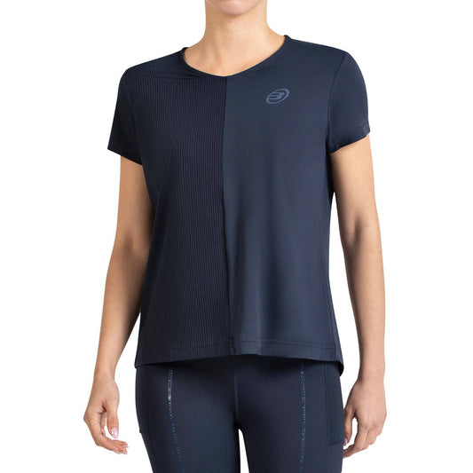 CAMISETA BULLPADEL PASIRO MUJER AZUL MARINO