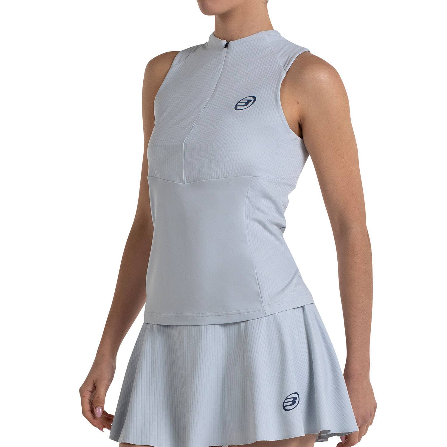 CAMISETA BULLPADEL PIANOR MUJER GRIS