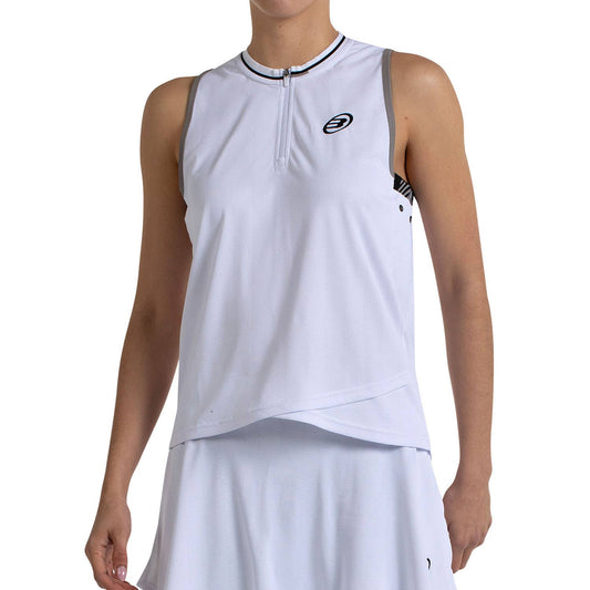 CAMISETA BULLPADEL TAILA MUJER BLANCO