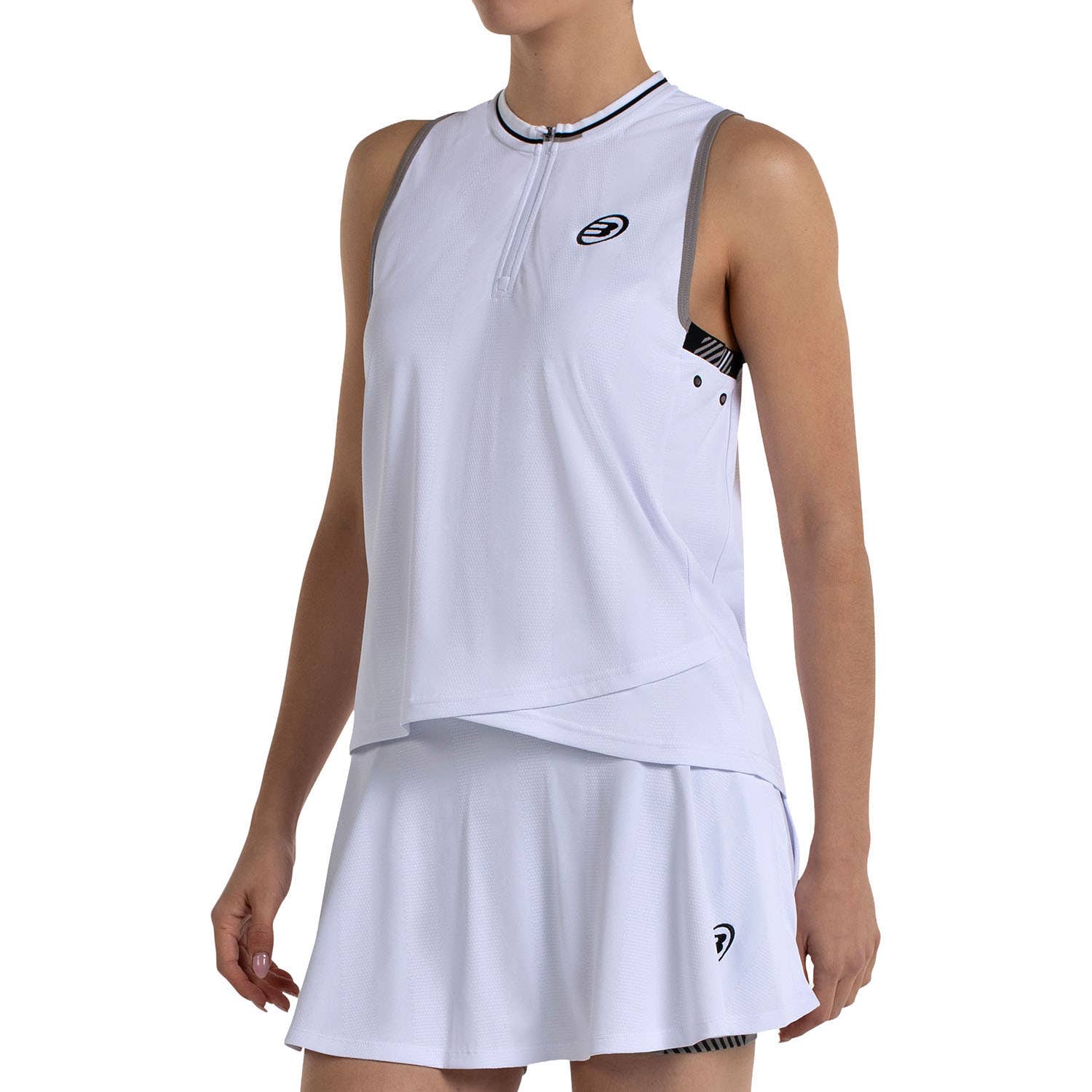 CAMISETA BULLPADEL TAILA MUJER BLANCO