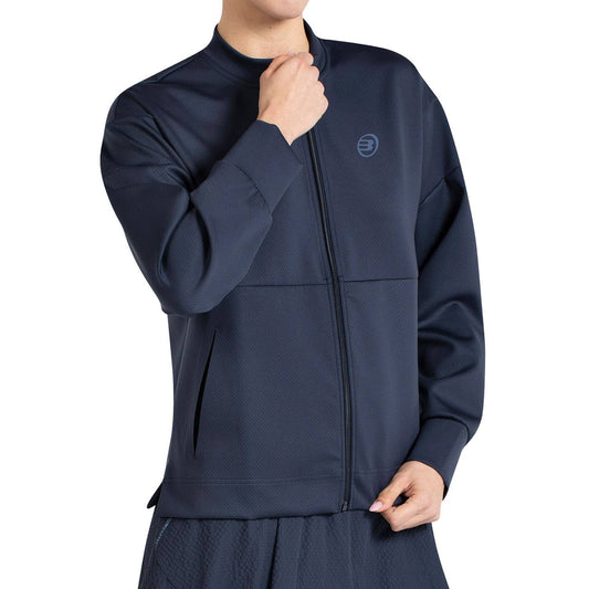 SUDADERA BULLPADEL PEDINA MUJER AZUL MARINO