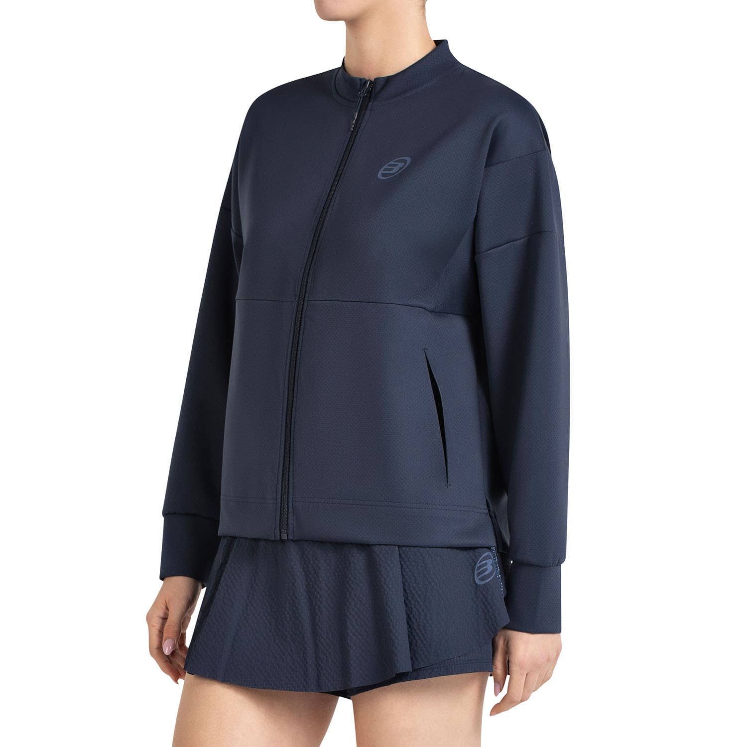 SUDADERA BULLPADEL PEDINA MUJER AZUL MARINO