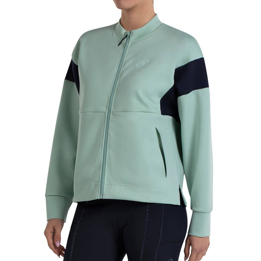 SUDADERA BULLPADEL PEDINA MUJER VERDE
