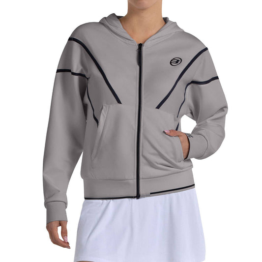 SUDADERA BULLPADEL TIELAN MUJER MARRÓN