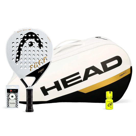 PACK HEAD EDGE 2 WHITE PALETERO TOUR EDGE PRO DRY GRIP
