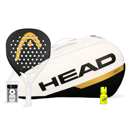 PACK HEAD EDGE EXTREME BLACK PALETERO TOUR EDGE PRO DRY GRIP