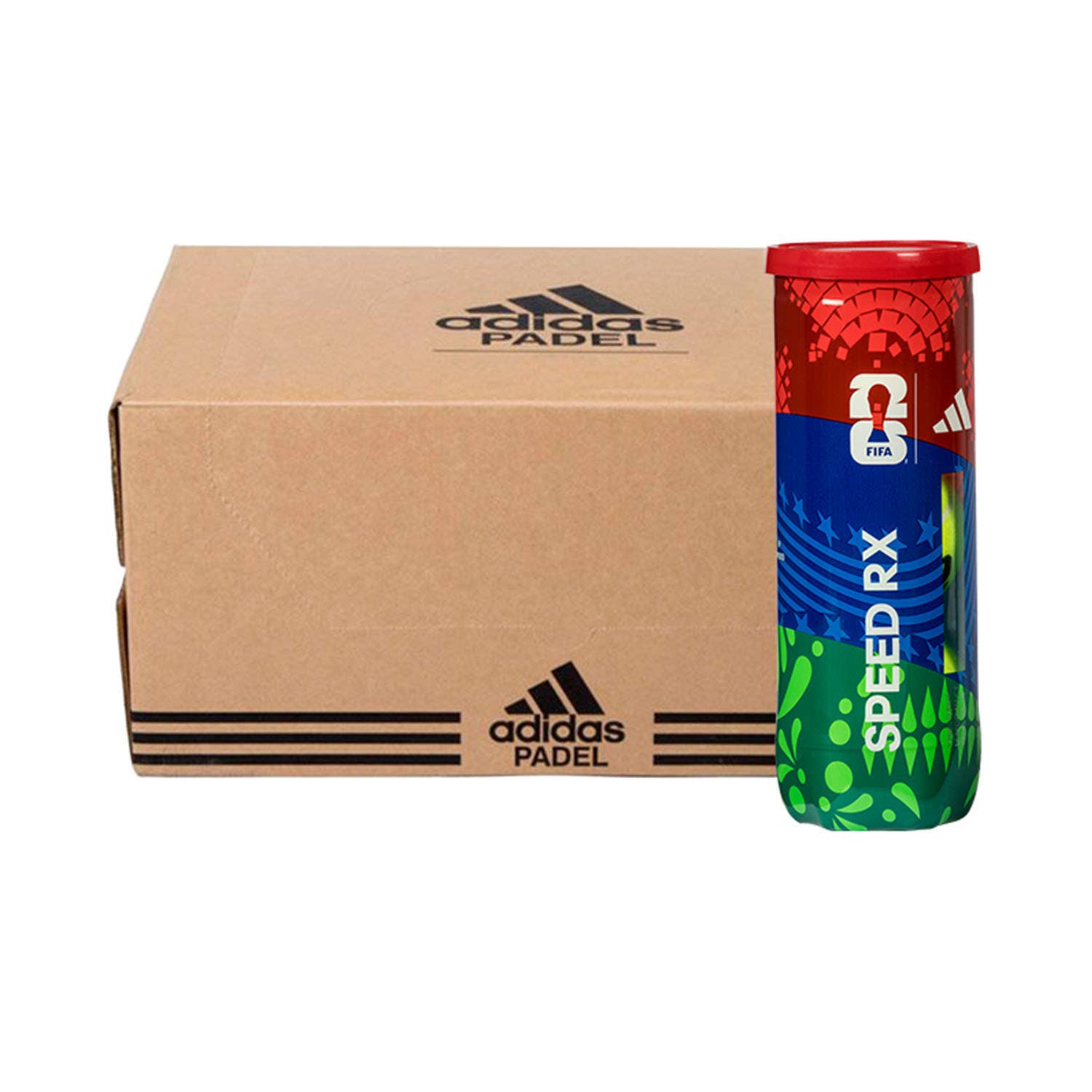 CAJÓN DE 24 BOTES DE 3 BOLAS ADIDAS SPEED RX WC 2026