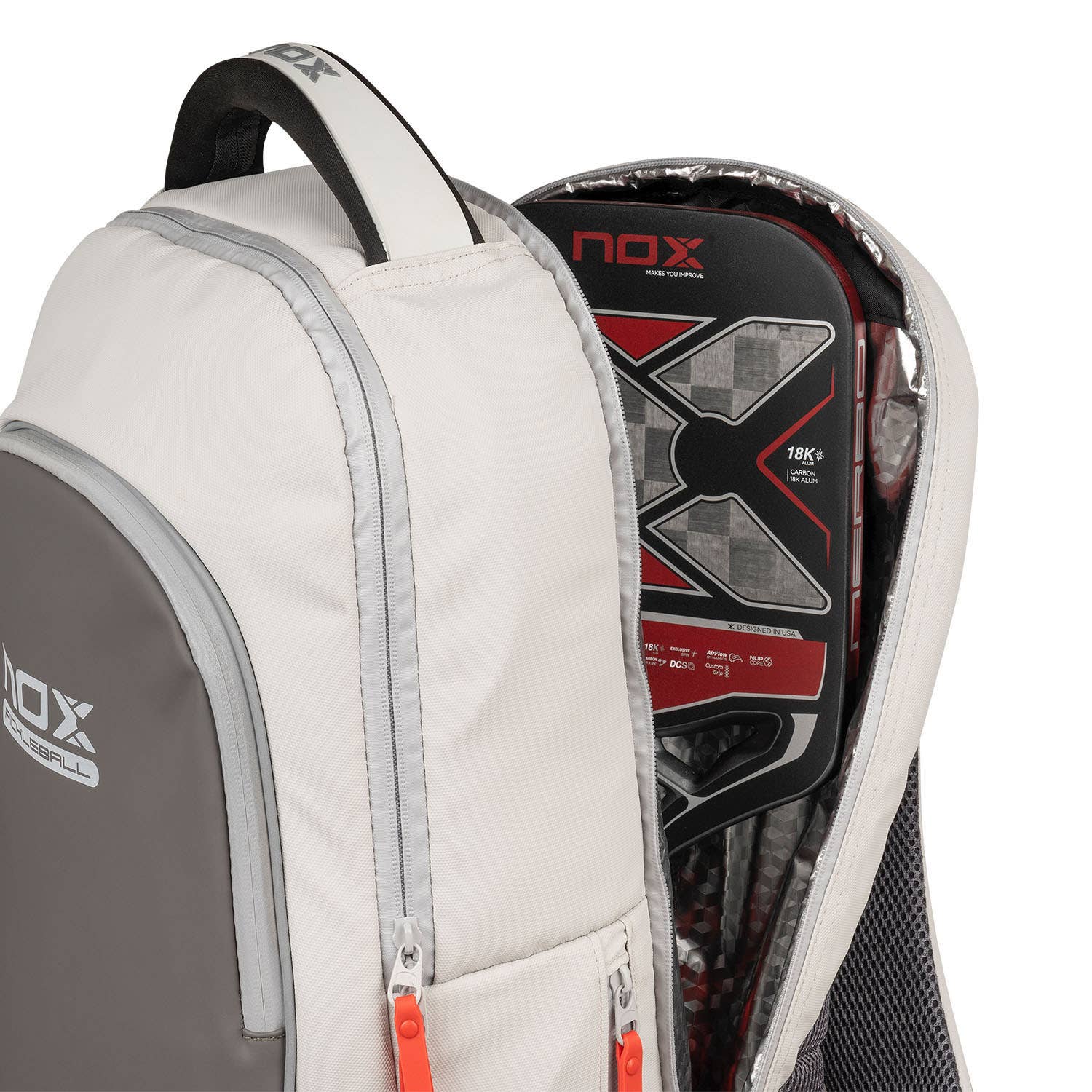 MOCHILA NOX PRO PICKLEBALL GRIS MOCPIPROGG