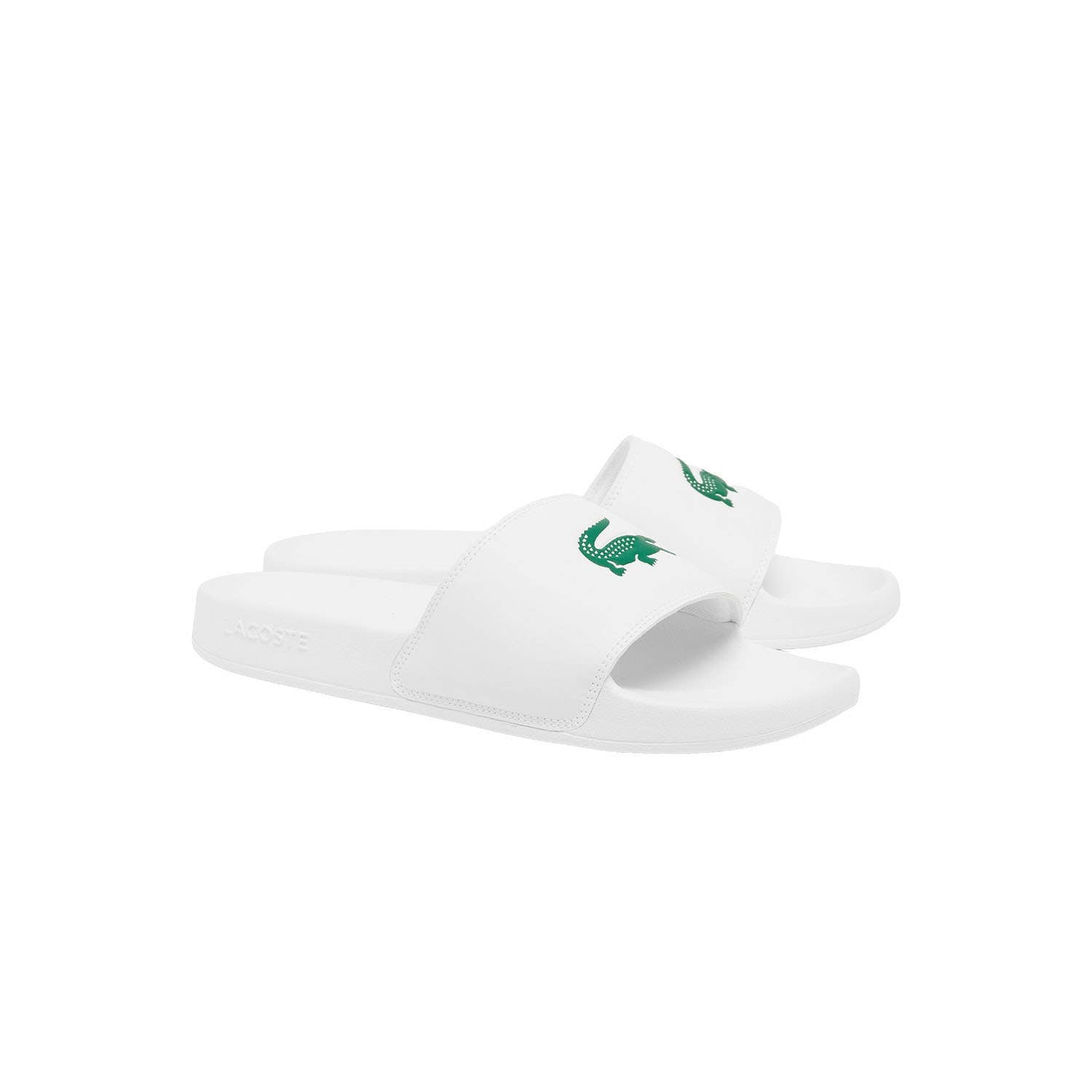 CHANCLAS LACOSTE SERVE SLIDE 0.0 BLANCO