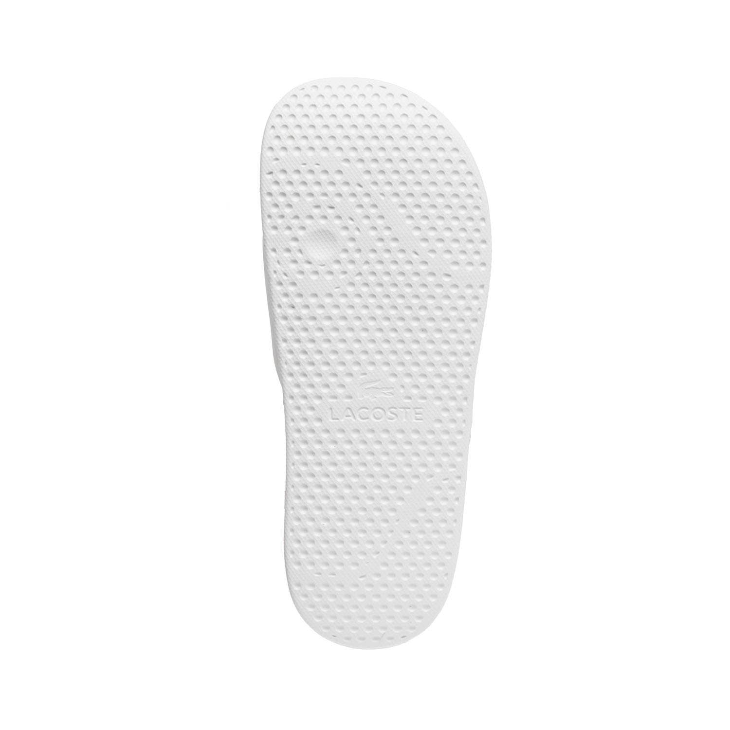 CHANCLAS LACOSTE SERVE SLIDE 0.0 BLANCO