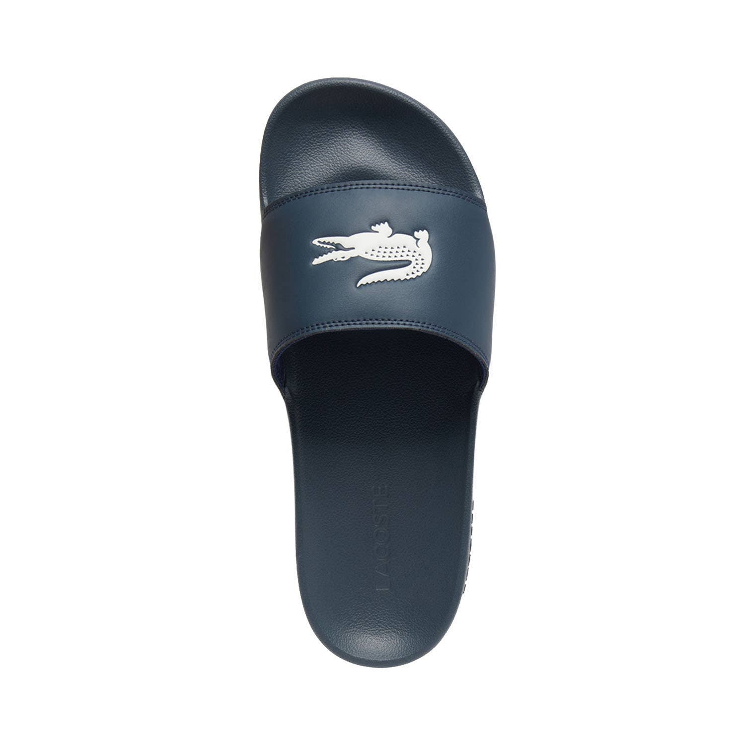 CHANCLAS LACOSTE SERVE SLIDE 0.0 AZUL MARINO