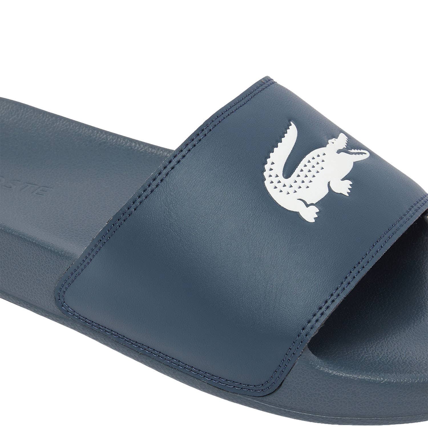 CHANCLAS LACOSTE SERVE SLIDE 0.0 AZUL MARINO