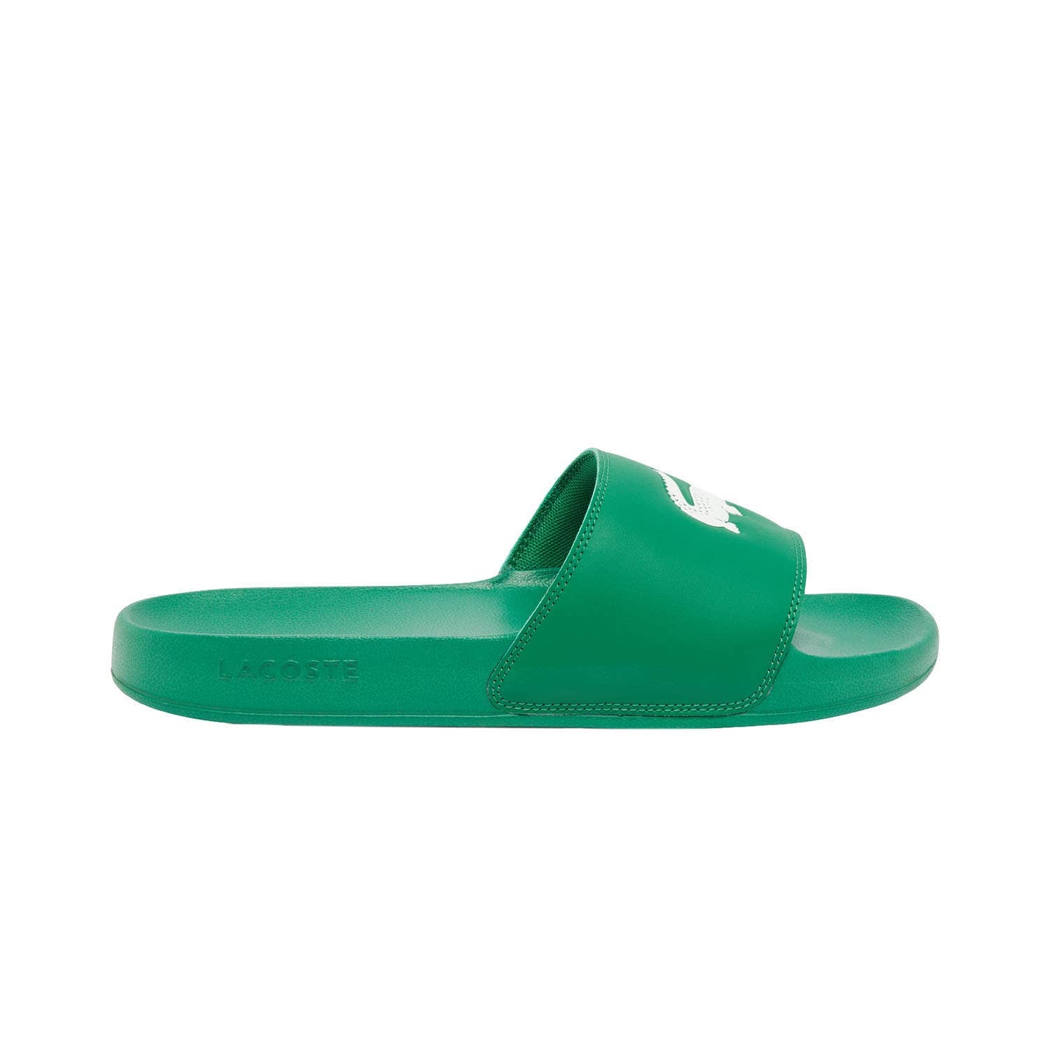 CHANCLAS LACOSTE SERVE SLIDE 0.0 VERDE