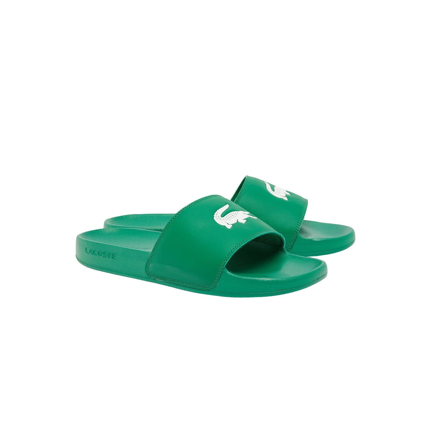 CHANCLAS LACOSTE SERVE SLIDE 0.0 VERDE