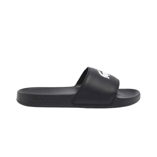 CHANCLAS LACOSTE SERVE SLIDE 0.0 NEGRO
