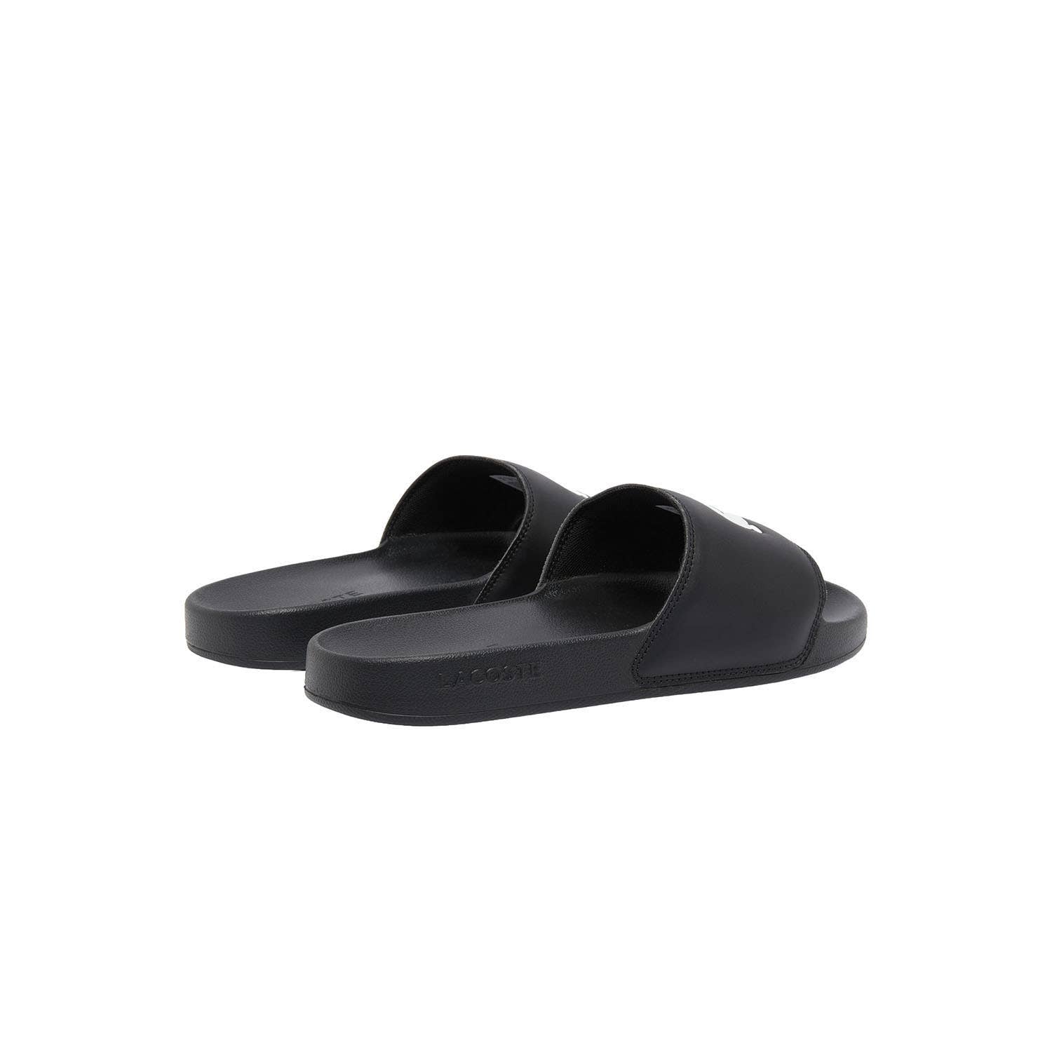 CHANCLAS LACOSTE SERVE SLIDE 0.0 NEGRO