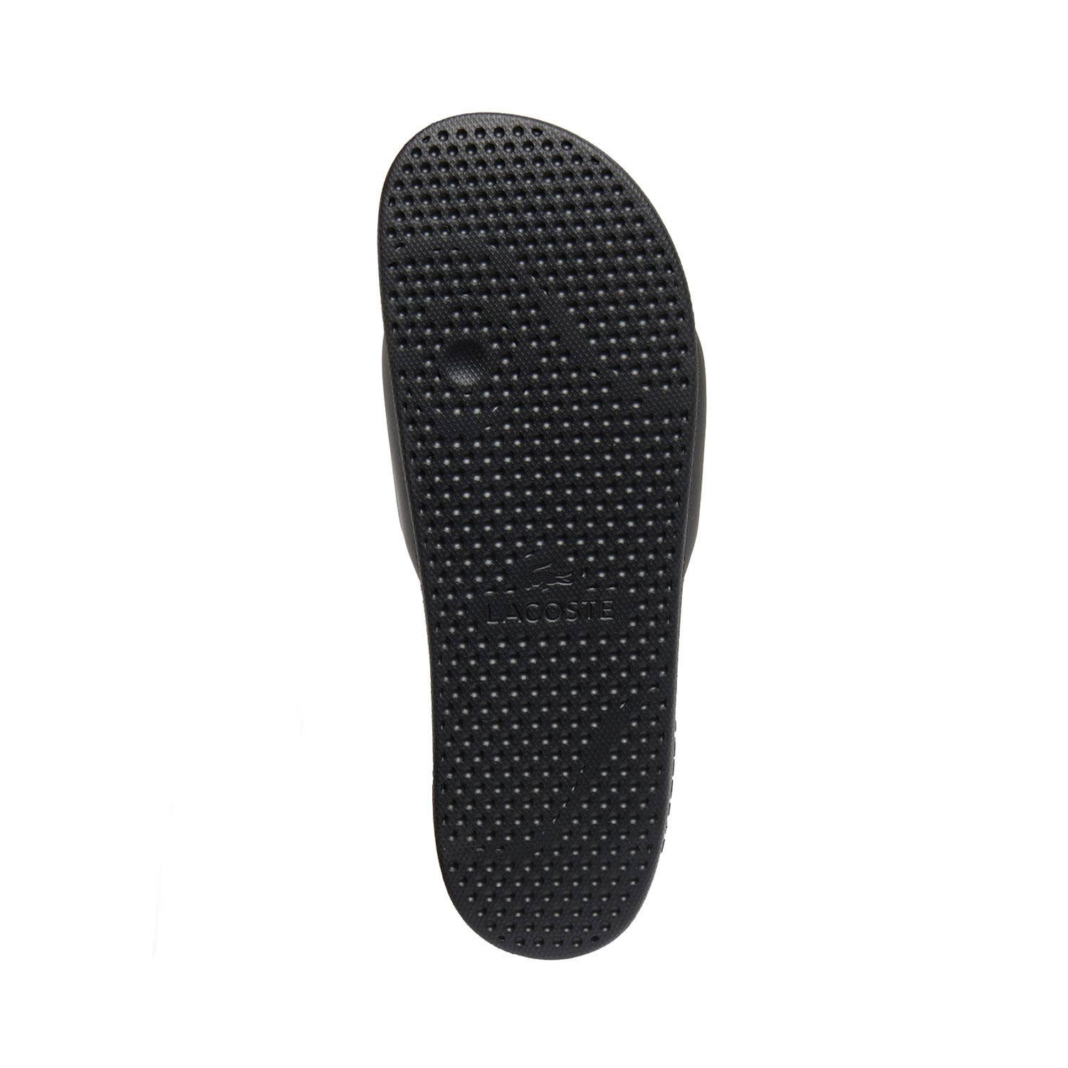 CHANCLAS LACOSTE SERVE SLIDE 0.0 NEGRO