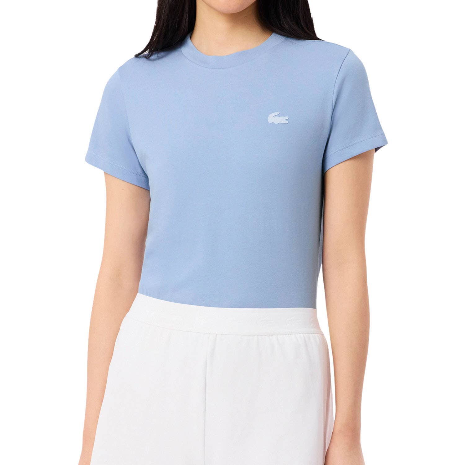 CAMISETA LACOSTE CORE PERFORMANCE MUJER AZUL