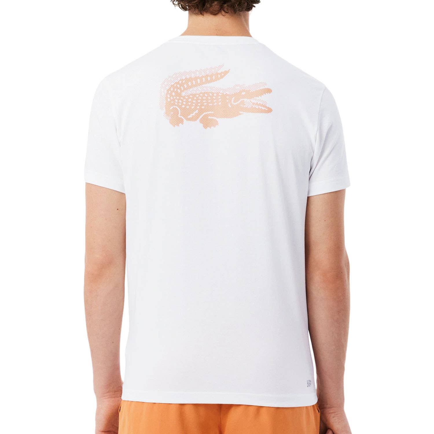CAMISETA LACOSTE CORE PERFORMANCE ULTRA DRY BLANCO
