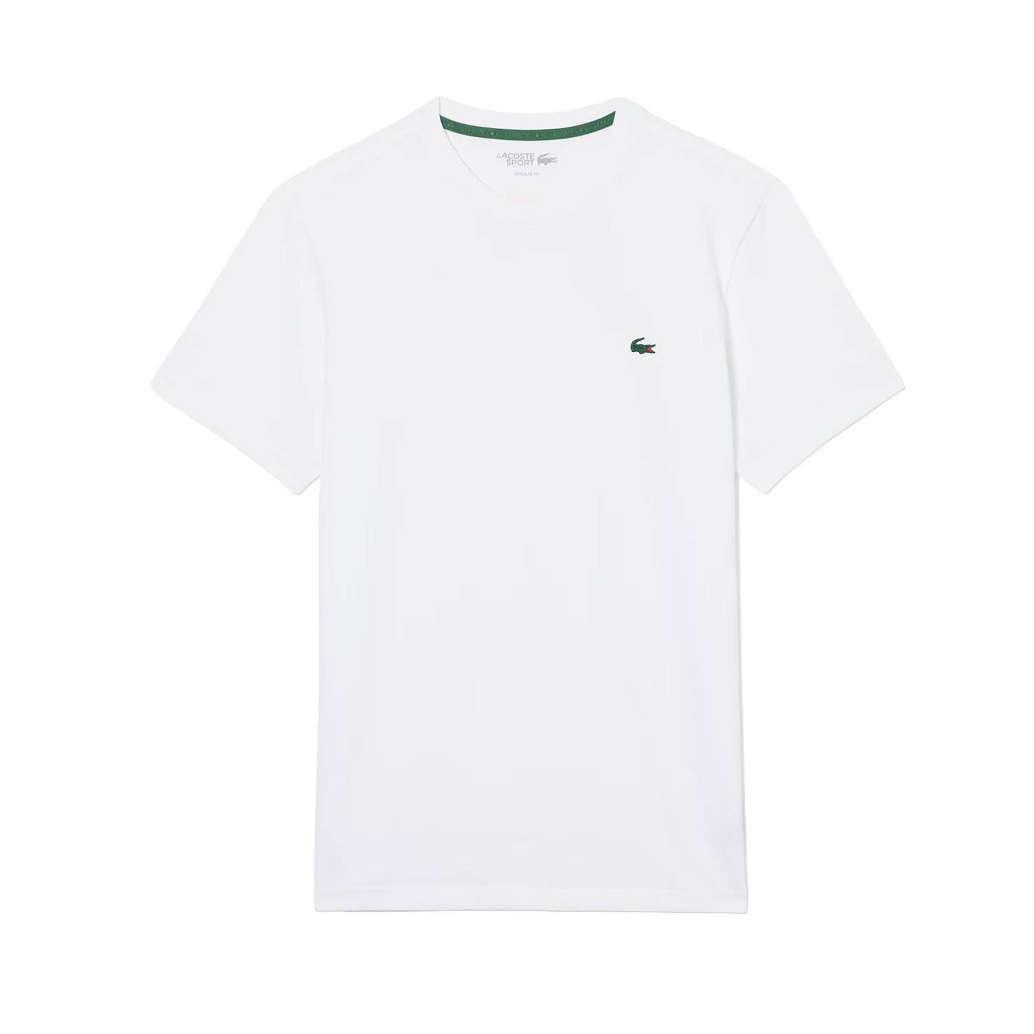 CAMISETA LACOSTE CORE PERFORMANCE ULTRA DRY BLANCO