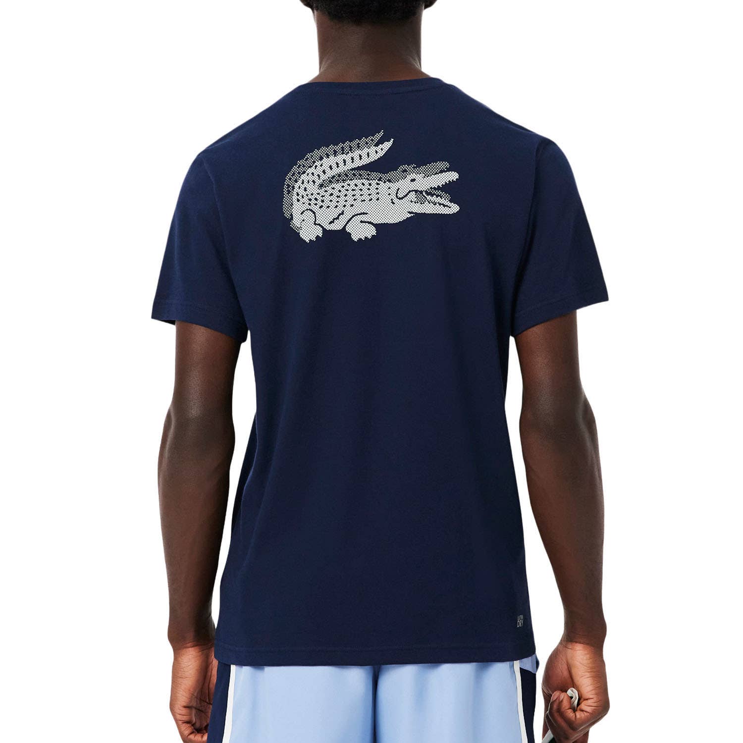 CAMISETA LACOSTE CORE PERFORMANCE ULTRA DRY AZUL MARINO