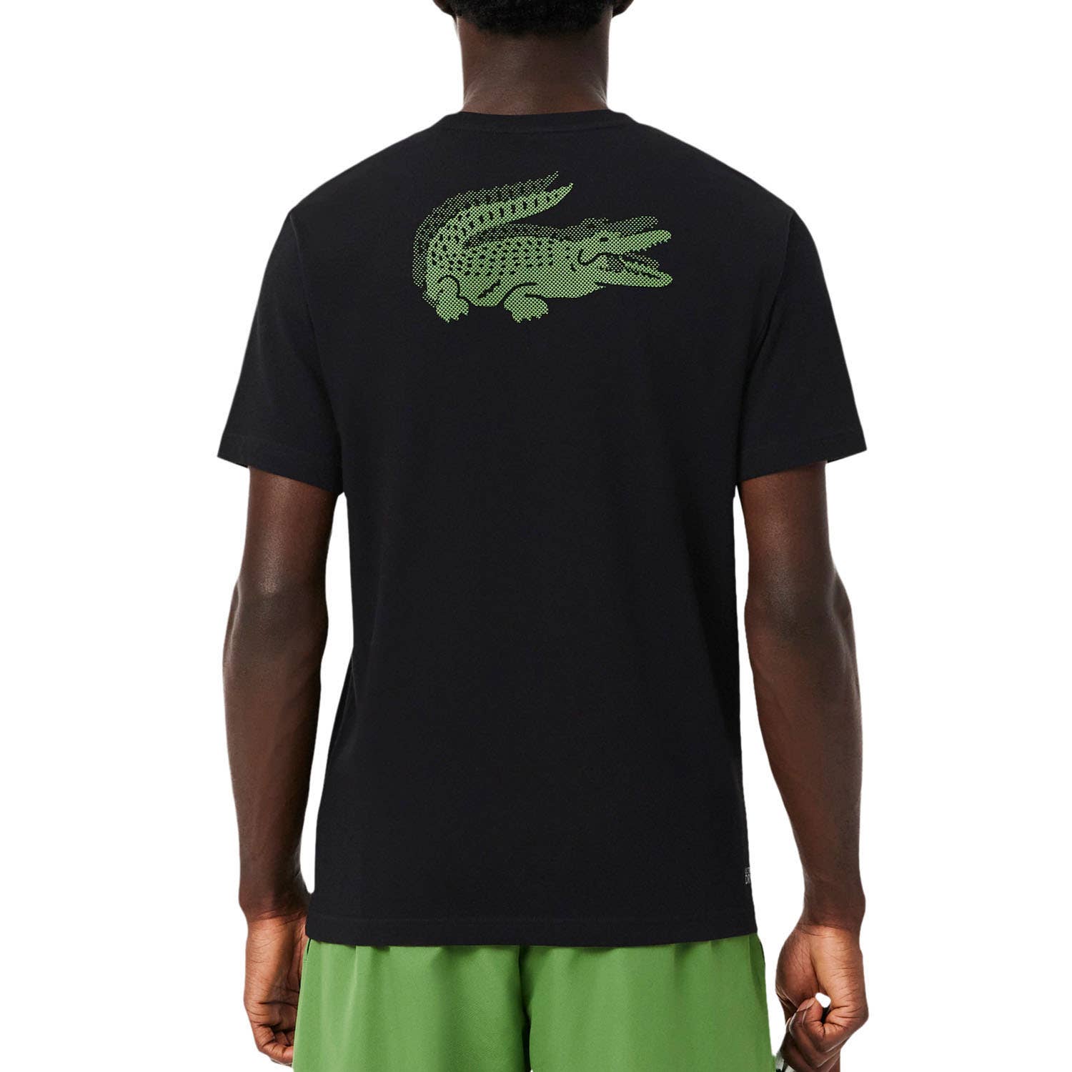 CAMISETA LACOSTE CORE PERFORMANCE ULTRA DRY NEGRO