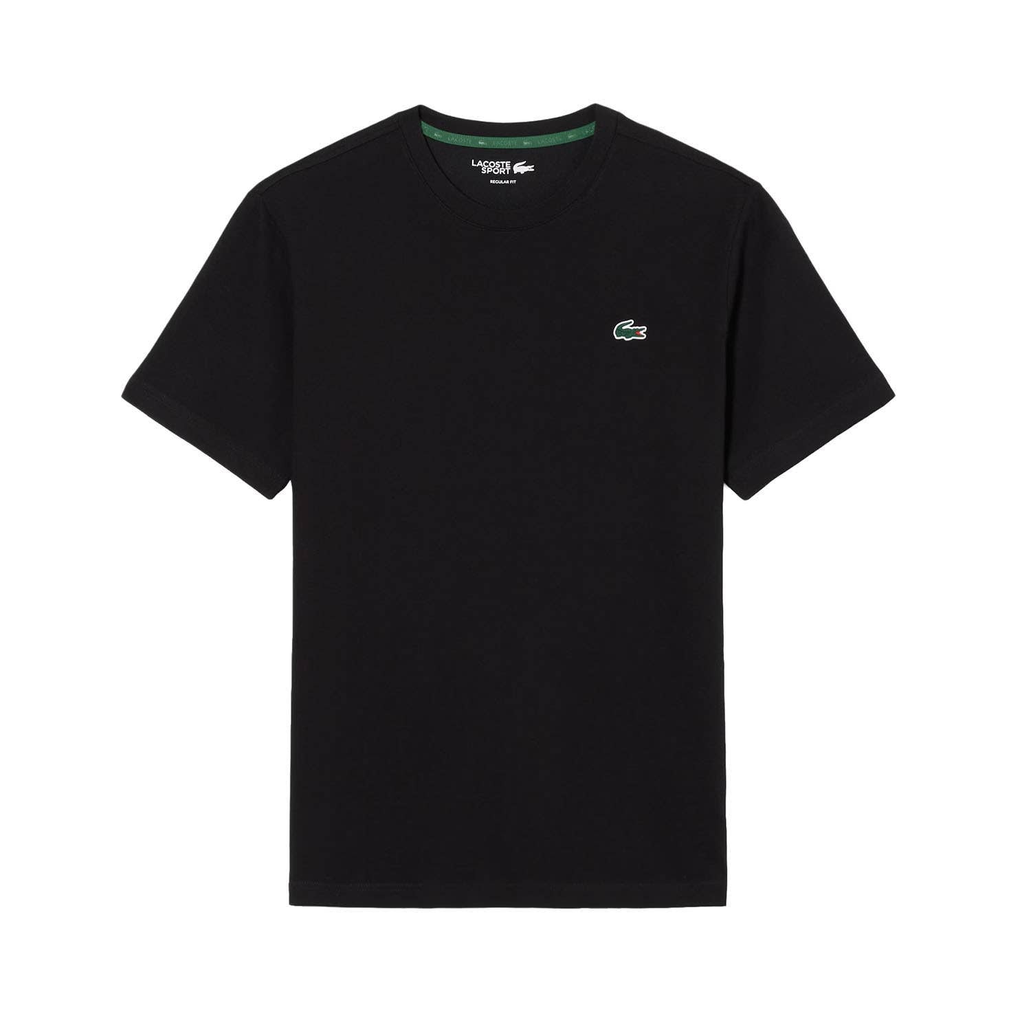 CAMISETA LACOSTE CORE PERFORMANCE ULTRA DRY NEGRO