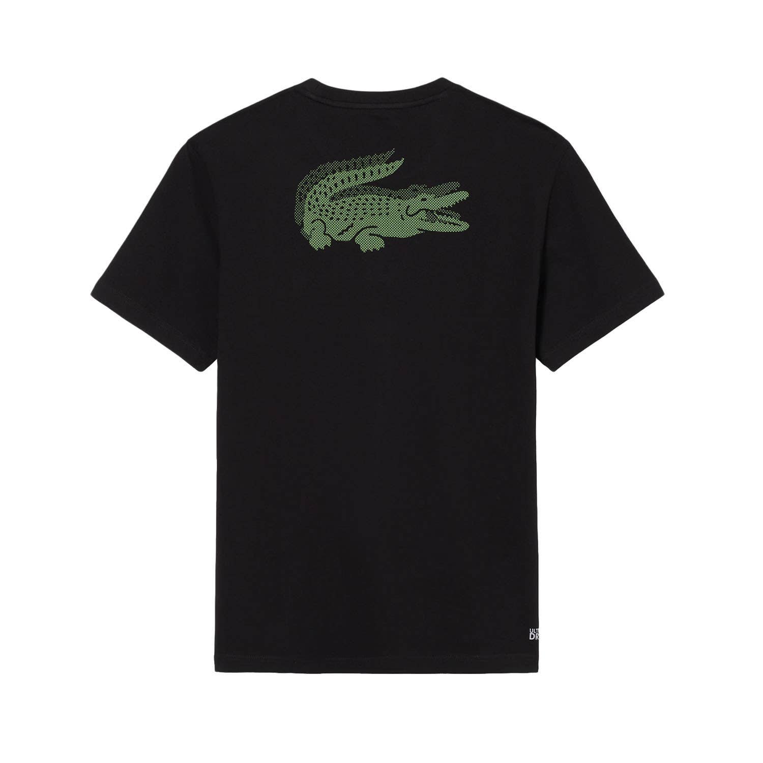 CAMISETA LACOSTE CORE PERFORMANCE ULTRA DRY NEGRO