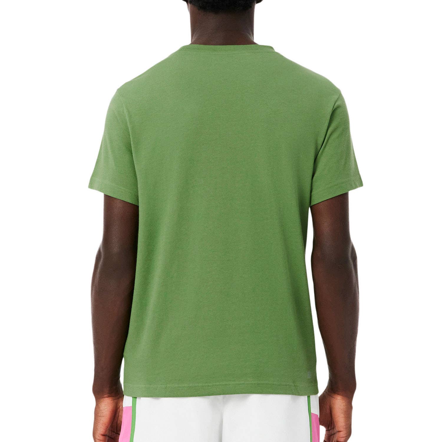 CAMISETA LACOSTE CORE PERFORMANCE BLANCO/VERDE