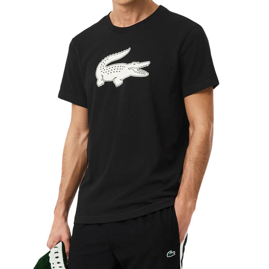 CAMISETA LACOSTE CORE PERFORMANCE NEGRO/BLANCO