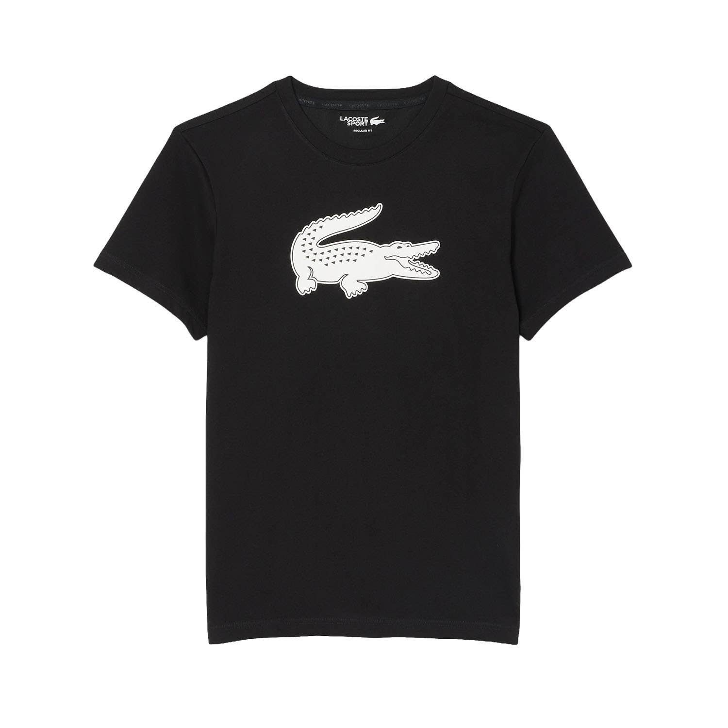 CAMISETA LACOSTE CORE PERFORMANCE NEGRO/BLANCO
