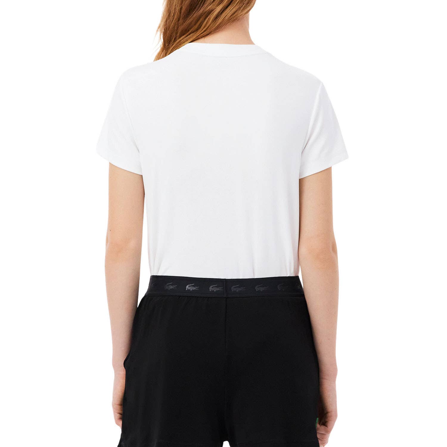 CAMISETA LACOSTE ESSENTIALS MUJER BLANCO