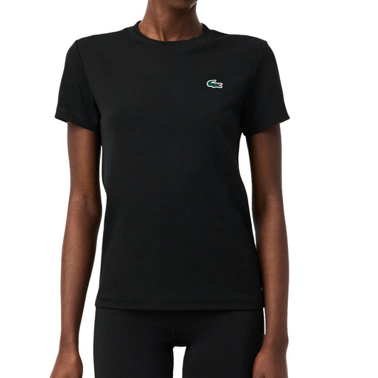 CAMISETA LACOSTE ESSENTIALS MUJER NEGRO