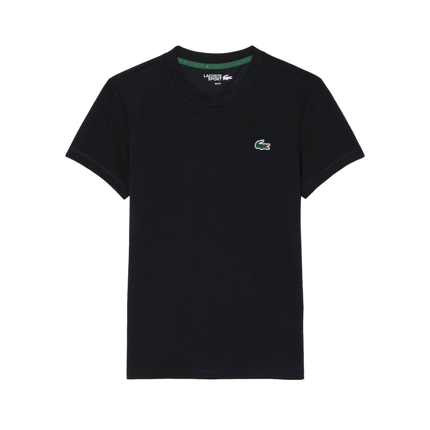 CAMISETA LACOSTE ESSENTIALS MUJER NEGRO