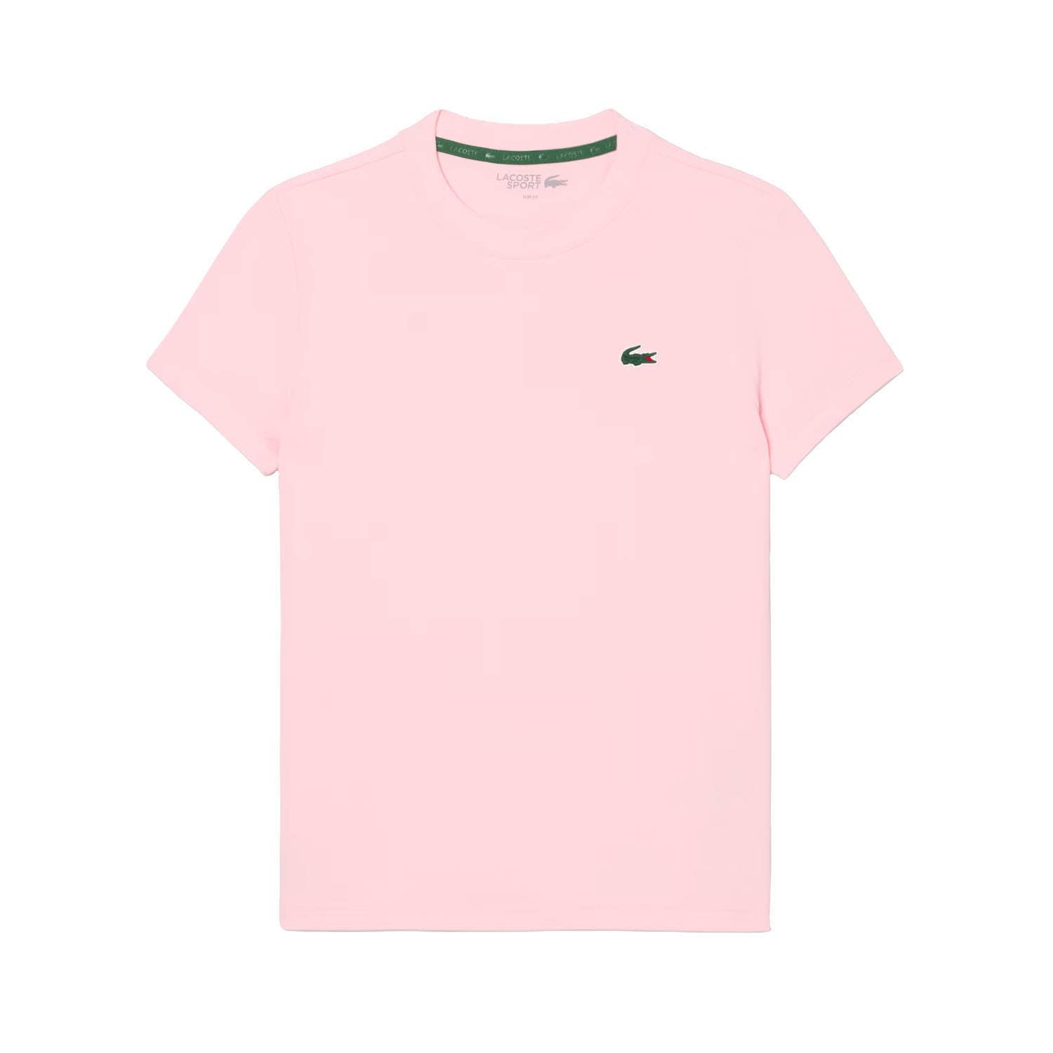 CAMISETA LACOSTE ESSENTIALS MUJER ROSA