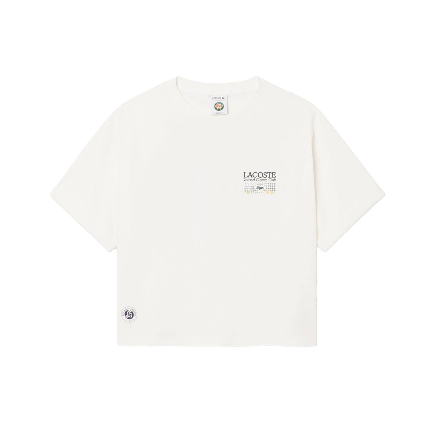 CAMISETA LACOSTE ROLAND GARROS COLLECTION MUJER BEIGE