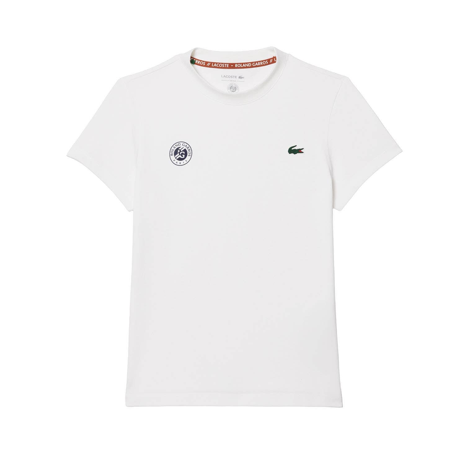 CAMISETA LACOSTE ROLAND GARROS COLLECTION MUJER BLANCO