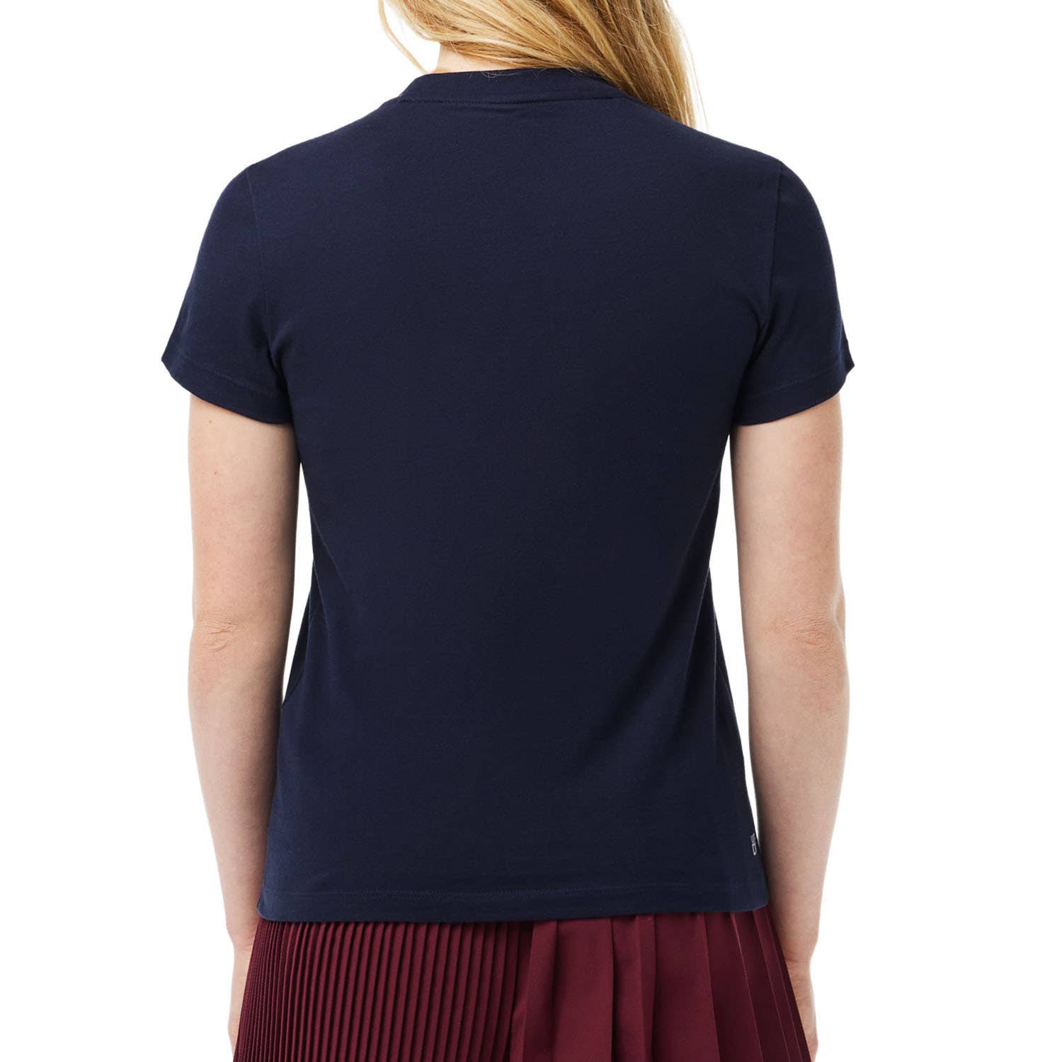 CAMISETA LACOSTE ROLAND GARROS COLLECTION MUJER AZUL MARINO