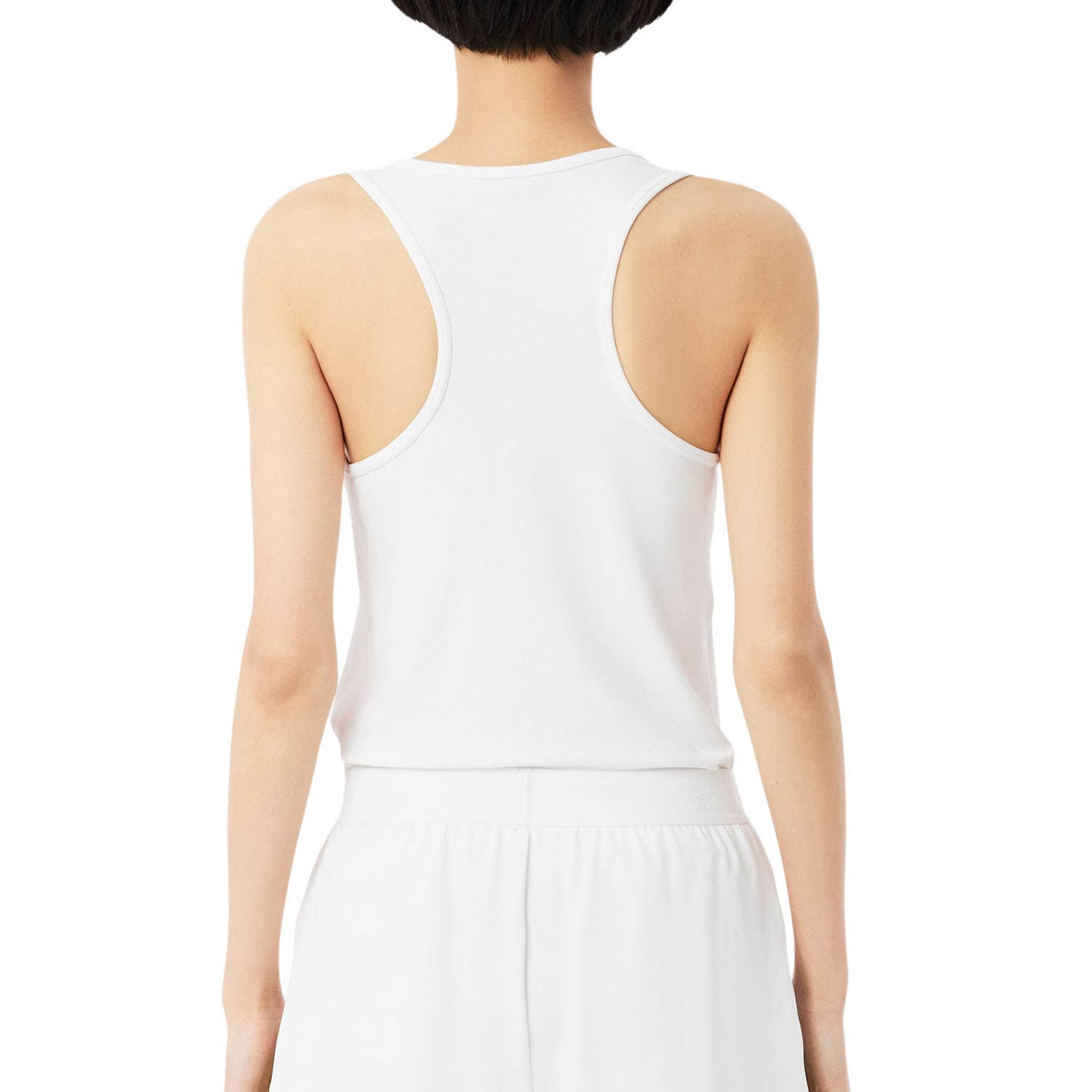 CAMISETA TIRANTES LACOSTE ESSENTIALS MUJER BLANCO