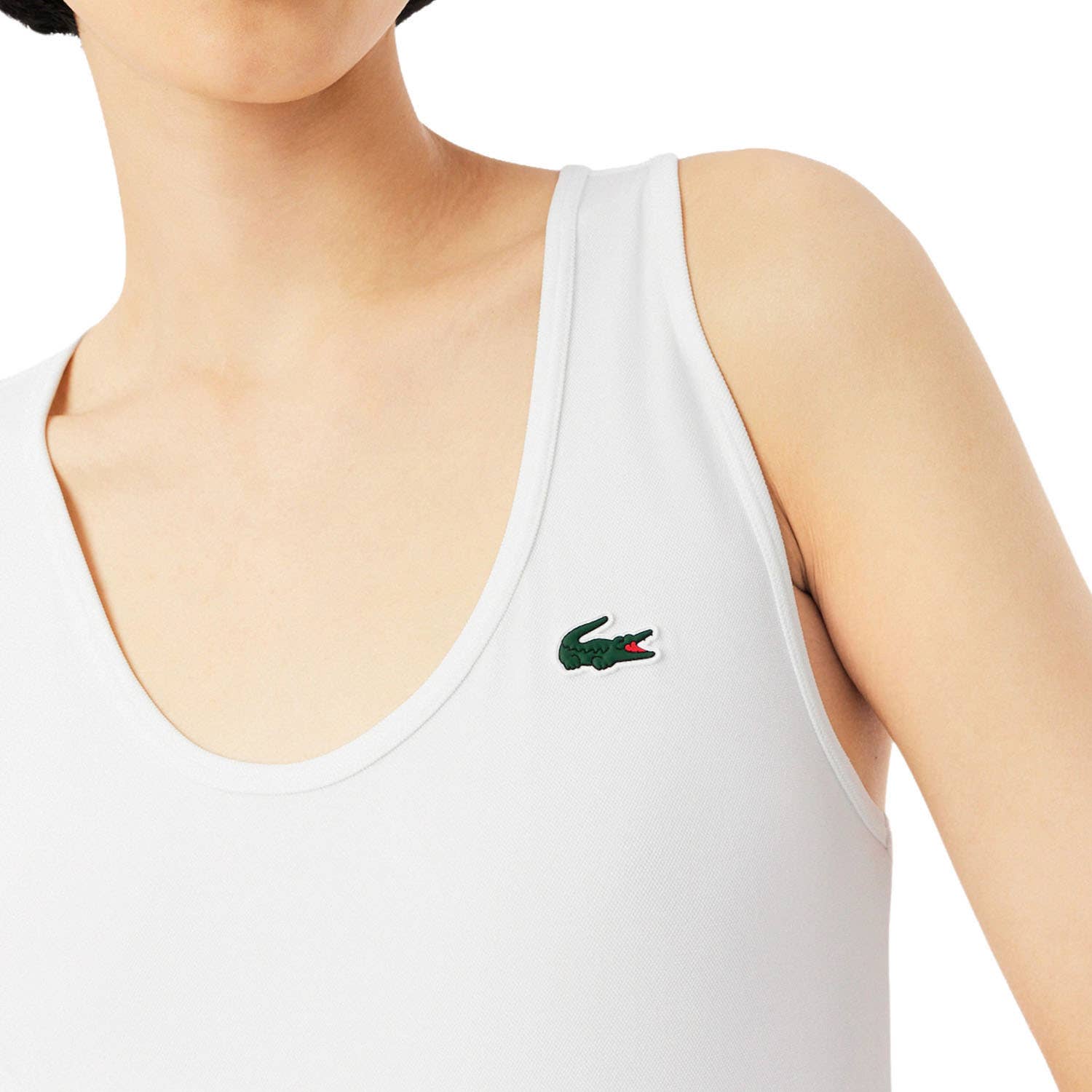 CAMISETA TIRANTES LACOSTE ESSENTIALS MUJER BLANCO