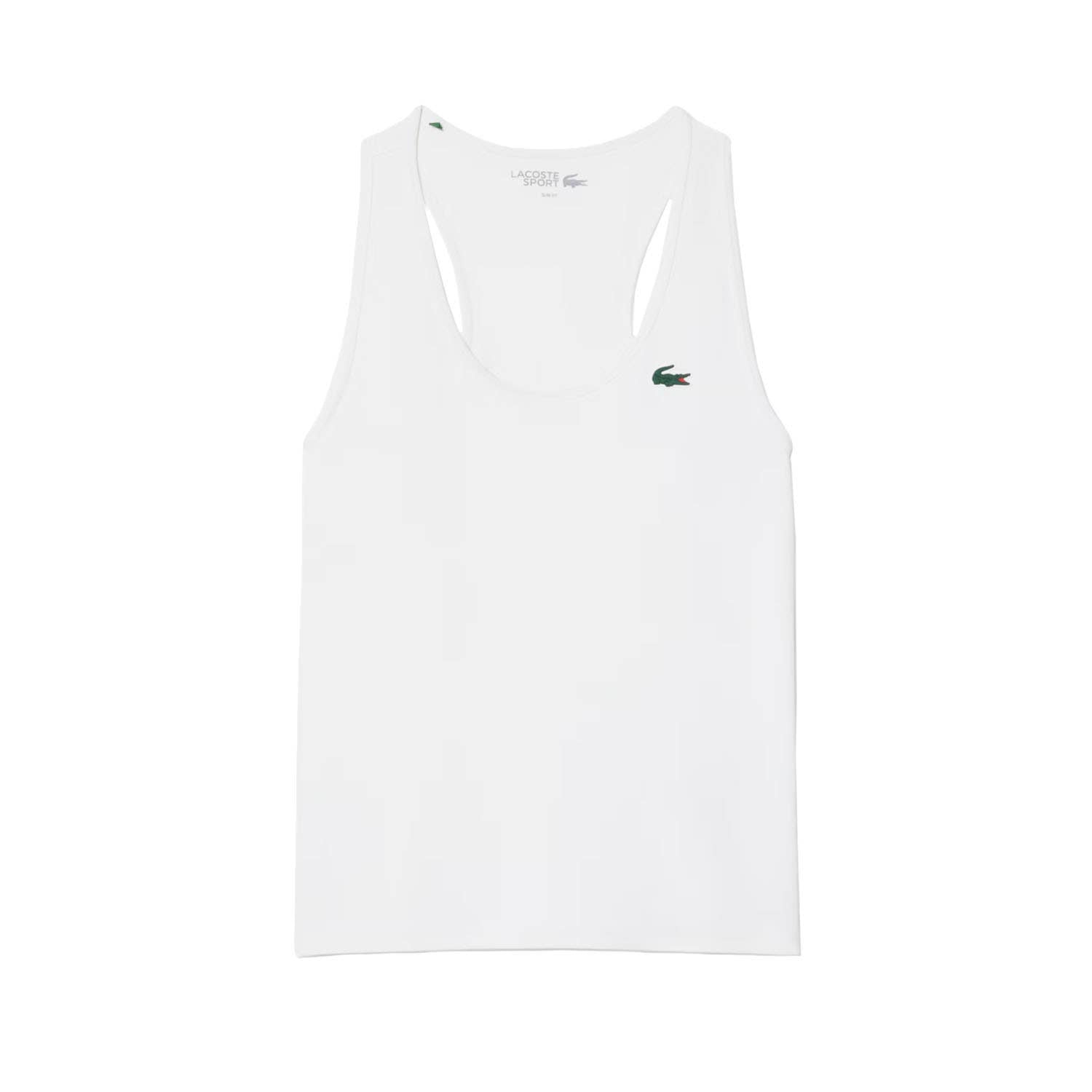 CAMISETA TIRANTES LACOSTE ESSENTIALS MUJER BLANCO