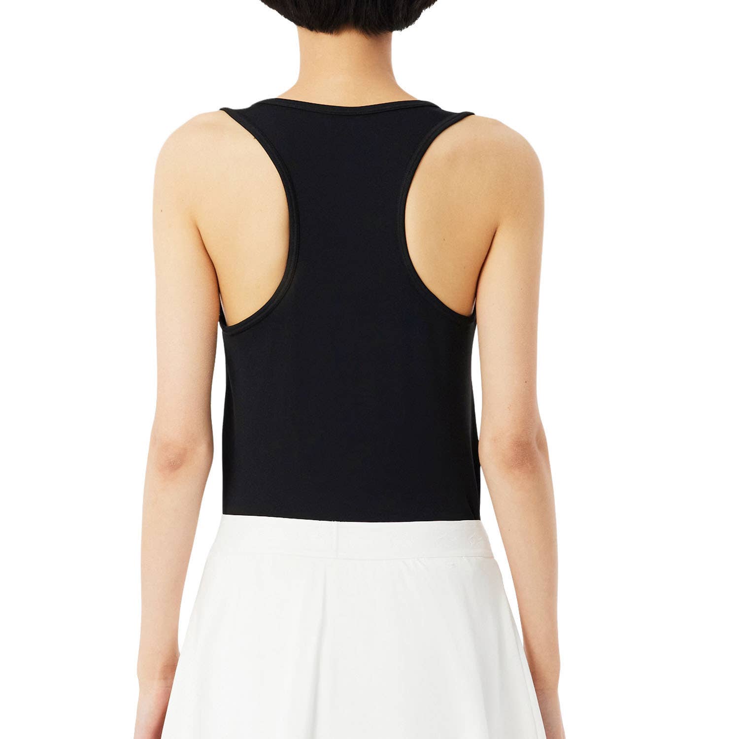 CAMISETA TIRANTES LACOSTE ESSENTIALS MUJER NEGRO
