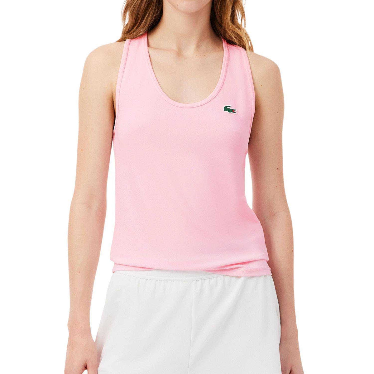 CAMISETA TIRANTES LACOSTE ESSENTIALS MUJER ROSA