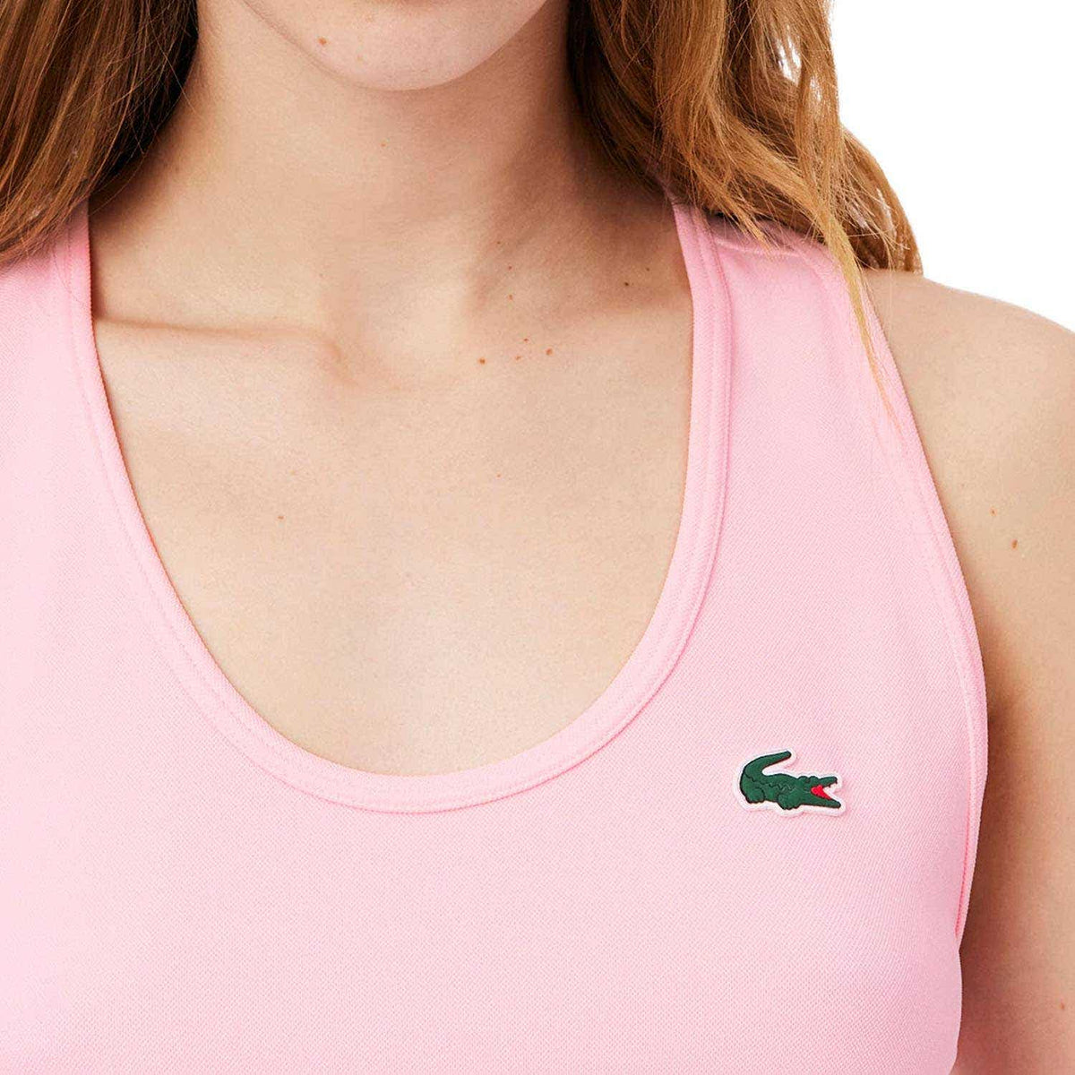 CAMISETA TIRANTES LACOSTE ESSENTIALS MUJER ROSA
