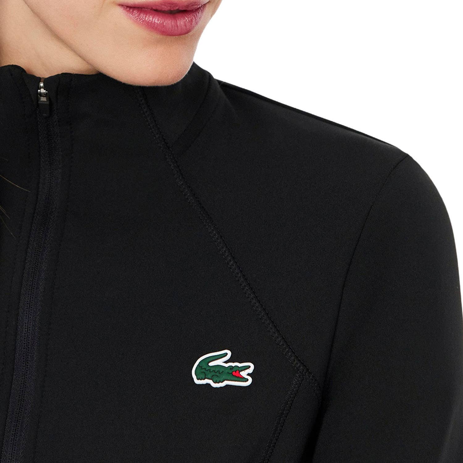CHAQUETA LACOSTE ESSENTIALS MUJER NEGRO