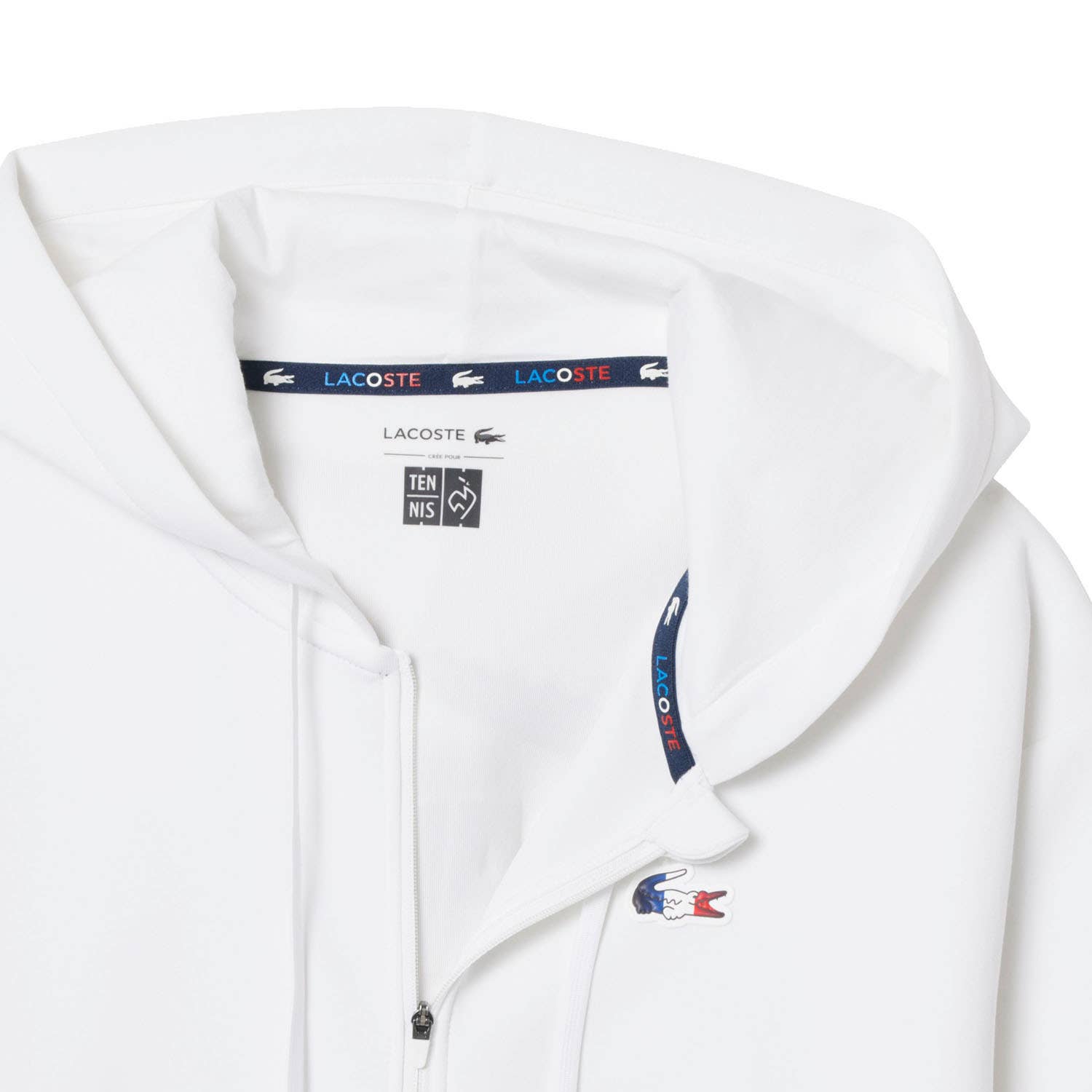 CHAQUETA LACOSTE COLECCIÓN EQUIPO FRANCÉS MUJER BLANCO