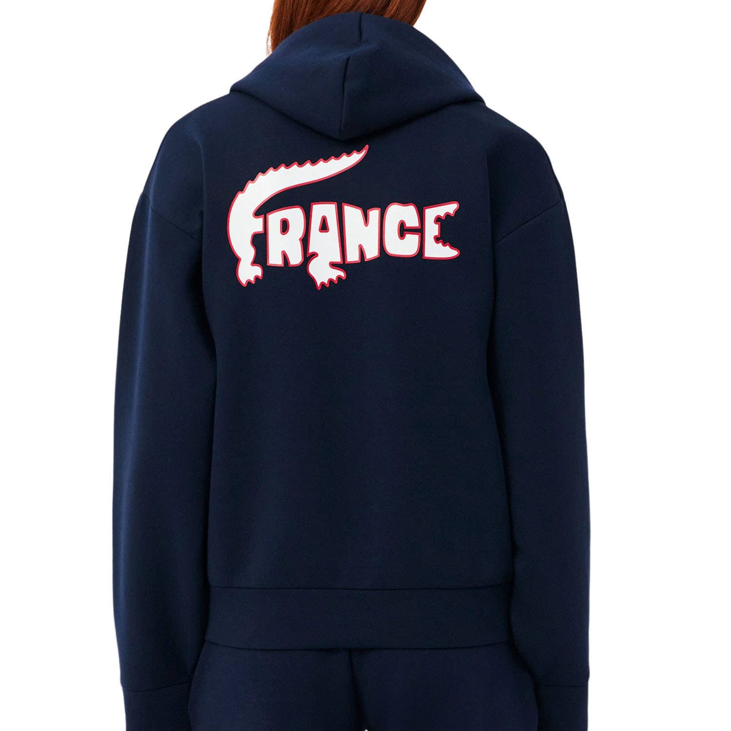 CHAQUETA LACOSTE FRENCH TEAM COLLECTION MUJER AZUL MARINO