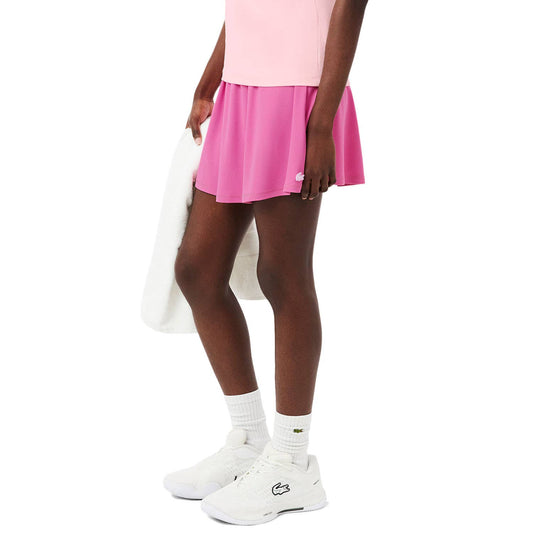 FALDA LACOSTE ESSENTIALS MUJER FUCSIA