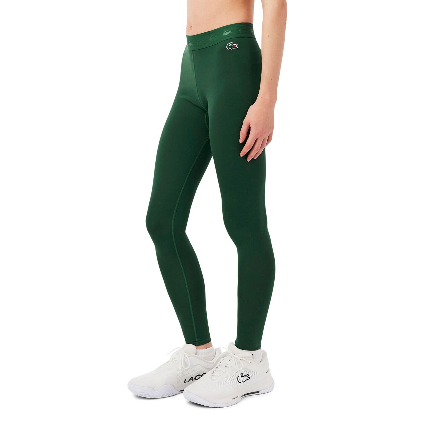 MALLAS LACOSTE ESSENTIALS ULTRA DRY MUJER VERDE